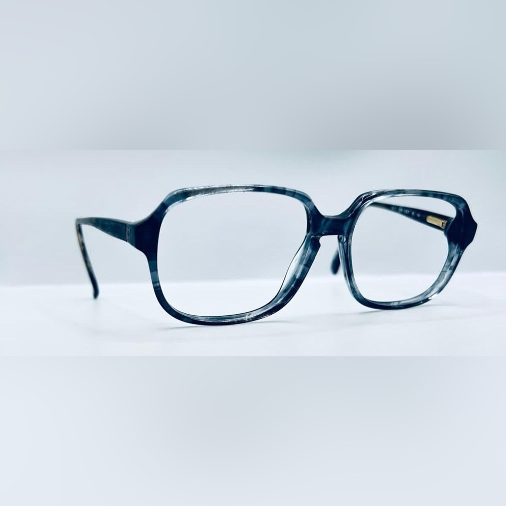 Blue Ribbon BR5 Blue Gray Translucent Oval Sunglasses Frames Only